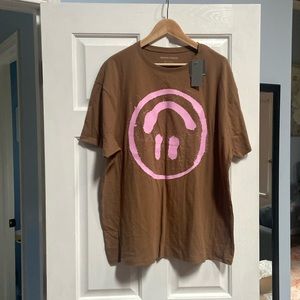 100% cotton oversized tee